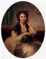 Amiconi, Bernardo - Mademoiselle Helene Cassaverti, three quarter length
